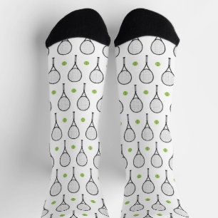 Tennis Ball Pattern Socks