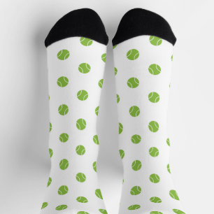 Tennis Ball Pattern Socks