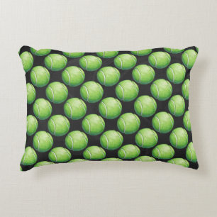 Tennis Ball Patterns Decorative Cushion