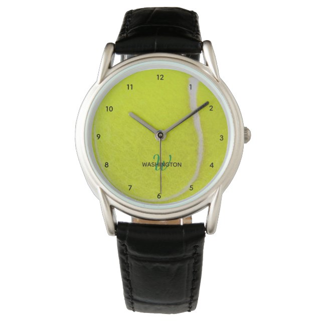 Tennis Ball Personalised Watch (Front)