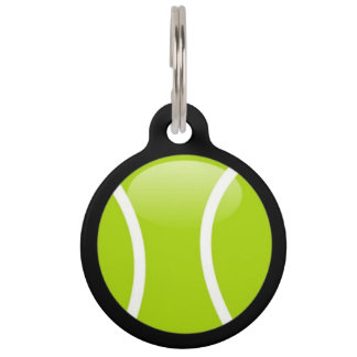 Tennis Ball Pet ID Tag