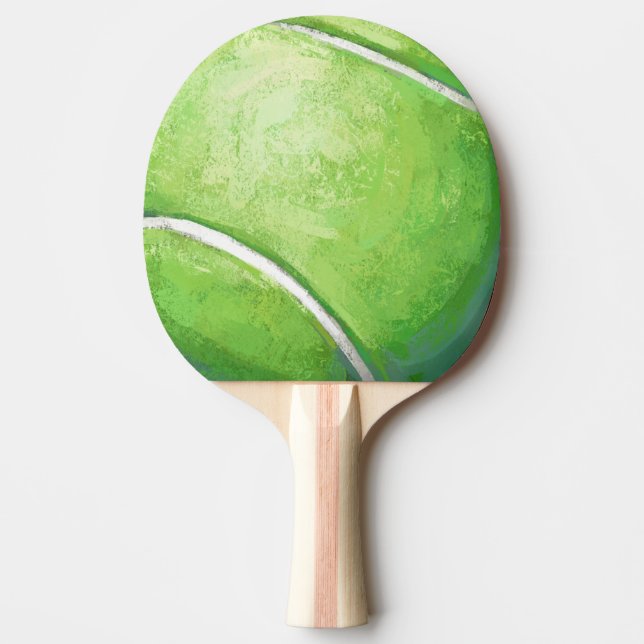 Tennis Ball Ping Pong Paddle (Front)