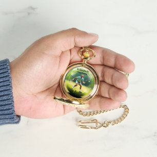 Tennis Ball Player On Court, Pocket Watch