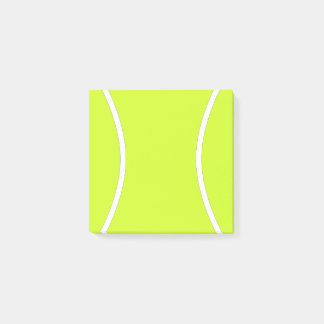 Tennis Ball Player or Coach Post-it® Notes Notepad