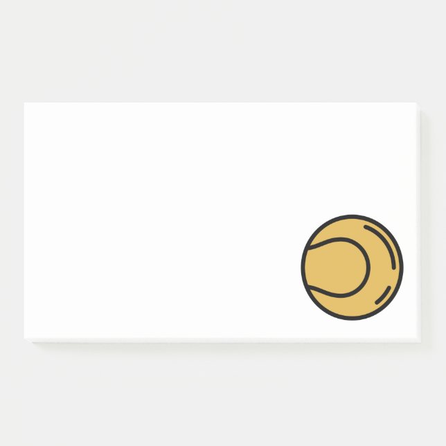 tennis-ball post-it notes (Front)