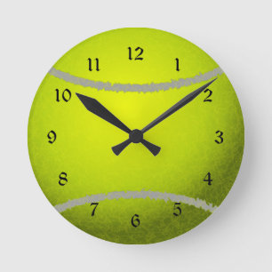 Tennis Ball Round Clock