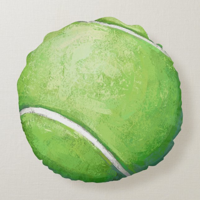 Tennis Ball Round Cushion (Back)