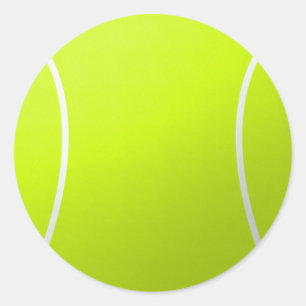Tennis Ball Round Stickers for Decoration/Parties
