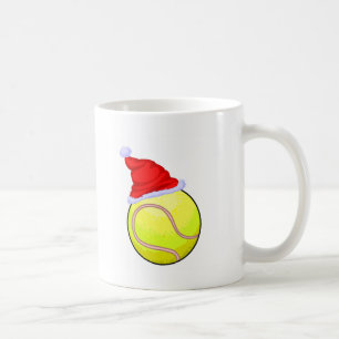 Tennis Ball (Santa Hat) Coffee Mug