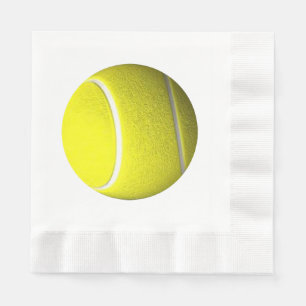 Tennis Ball Sport Theme Napkin