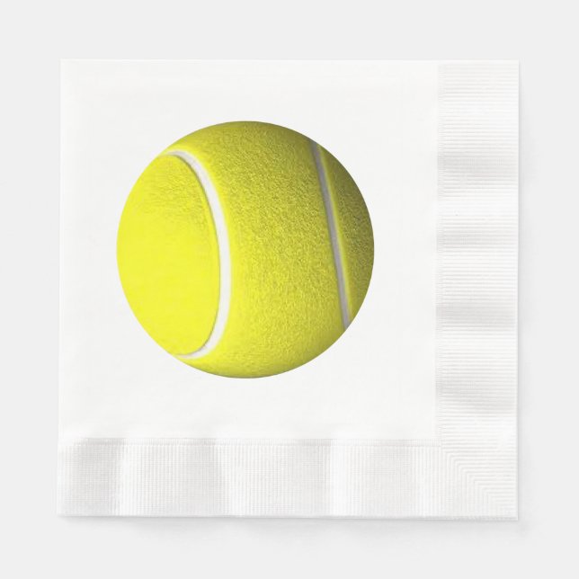 Tennis Ball Sport Theme Napkin (Front)