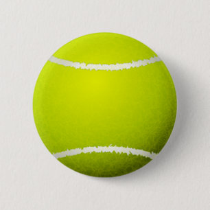 Tennis Ball Sports 6 Cm Round Badge