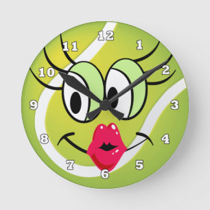 Tennis Ball Sports clock