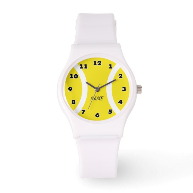 Tennis ball sports watch for players and coach (Front)
