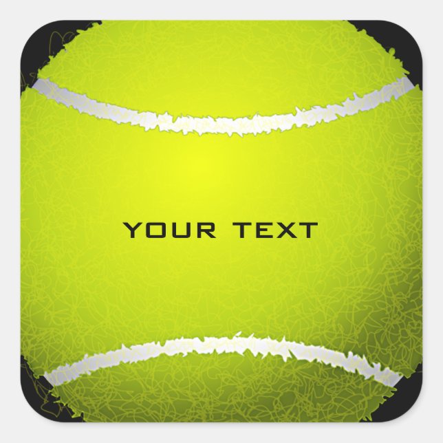 Tennis Ball Sticker (Front)