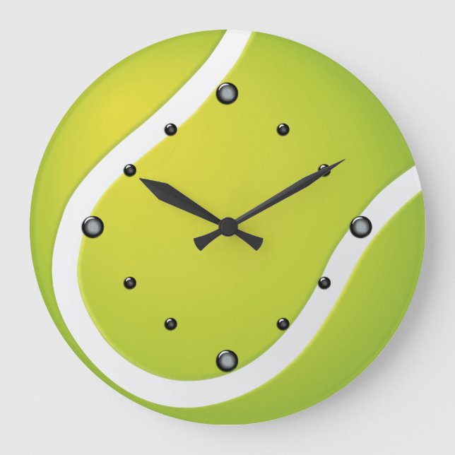 Tennis Ball Wall Clock (Front)