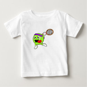 Tennis ball with Tennis racket Baby T-Shirt
