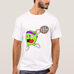 Tennis ball with Tennis racket T-Shirt