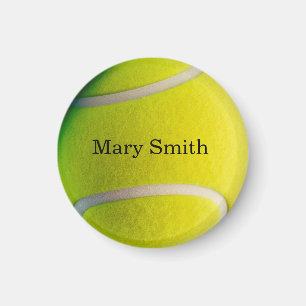 Tennis ball with your name  magnet