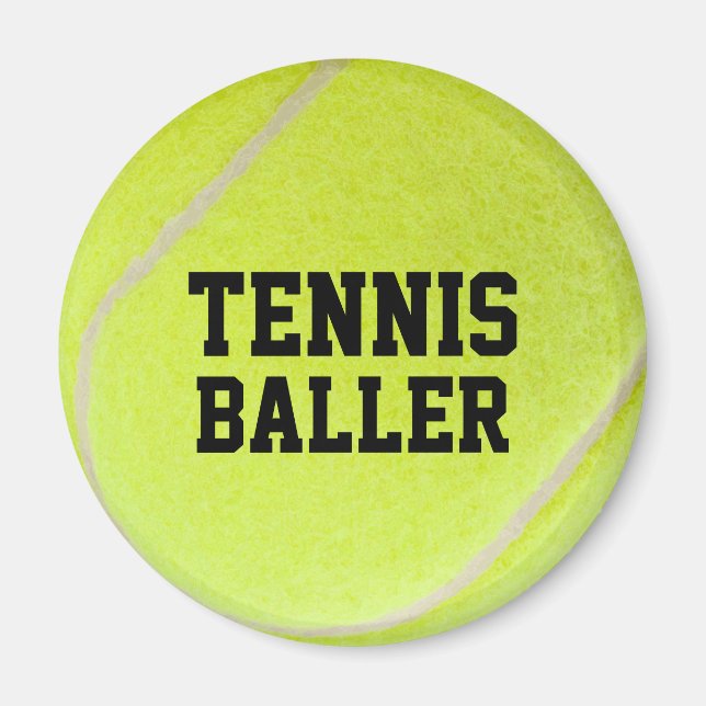 Tennis Baller Magnet (Front)
