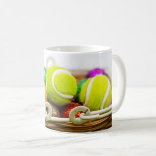 Tennis balls are in Easter basket Coffee Mug