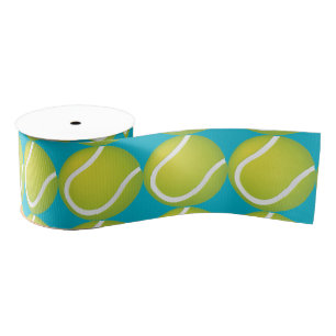 Tennis Balls Grosgrain Ribbon