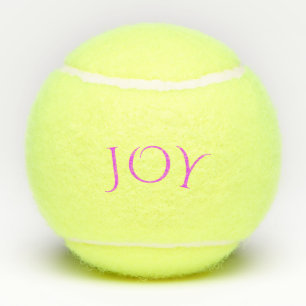 Tennis Balls Joy - Custom Text, Font, Colour, Size