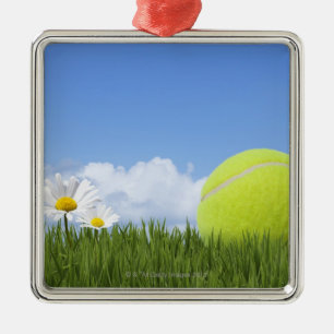 Tennis Balls Metal Tree Decoration