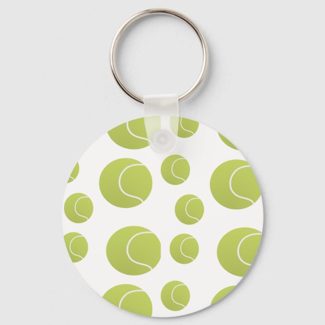 tennis balls pattern key ring (Front)