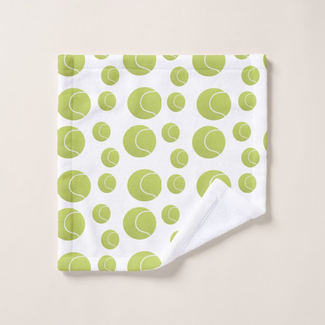 tennis balls pattern wash cloth (Wash Cloth)