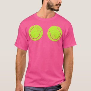Tennis Balls Racket Court Tennis Coach Player T-Shirt