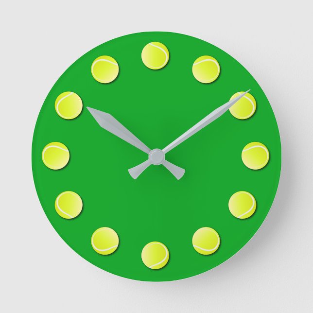 Tennis Balls Round Clock (Front)