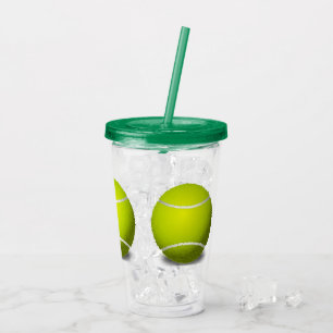 Tennis Balls Sports Acrylic Tumbler