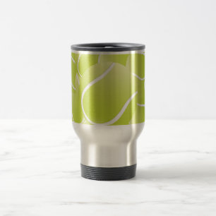 tennis balls travel mug