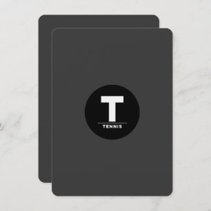 TENNIS  Bar Bat Mitzvah Classic Invitations