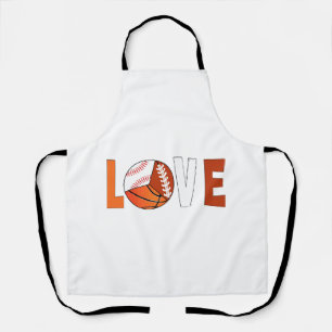 Tennis Basketball Baseball Football Lover Apron