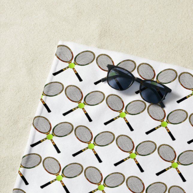 Tennis Beach Towel (In Situ)