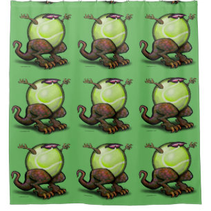Tennis Beast Shower Curtain