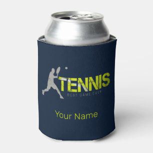 Tennis Best Game Ever Vintage Sport Coach Design Can Cooler
