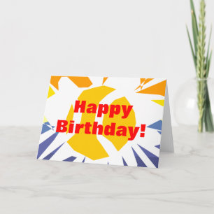 Tennis Birthday Card