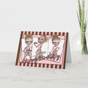 Tennis Birthday Card - Tennis