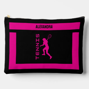 Tennis Birthday Gift, Tennis Player Girl,  Accessory Pouch