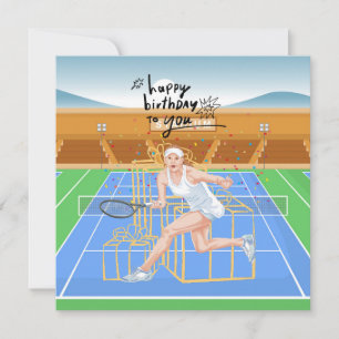 Tennis  Birthday Special Wish for Tennis Player 