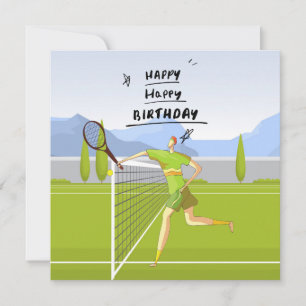 Tennis  Birthday Special Wish for Tennis Player 