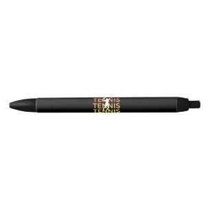 Tennis Black Ink Pen