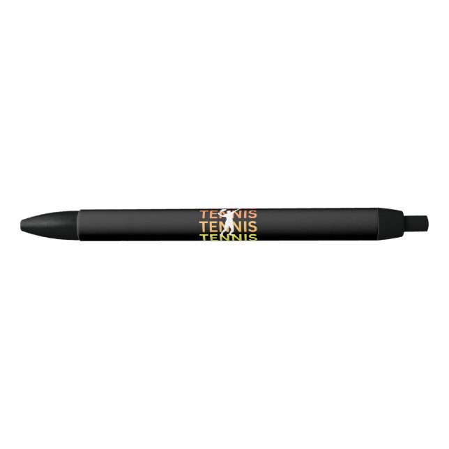 Tennis Black Ink Pen (Front)