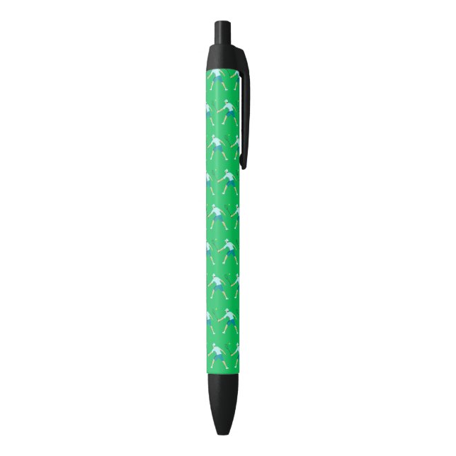 Tennis Black Ink Pen (Bottom (Vertical))