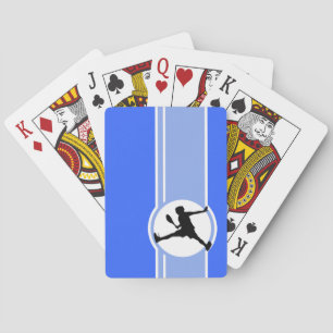 Tennis; Blue Playing Cards