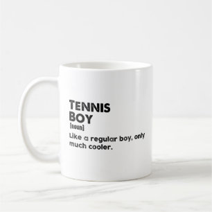 Tennis Boy Funny Definition Tennis Lover Coffee Mug