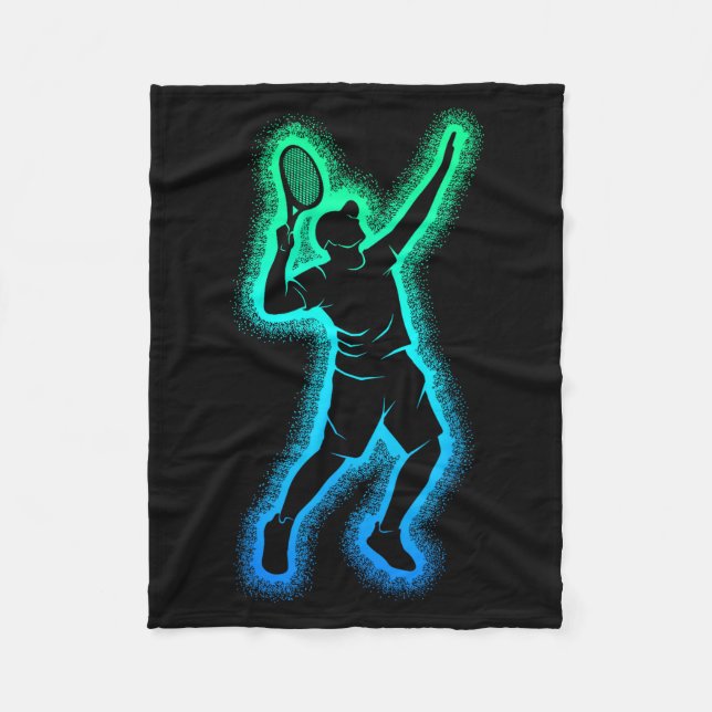 Tennis Boys Kids Youth Men  Fleece Blanket (Front)